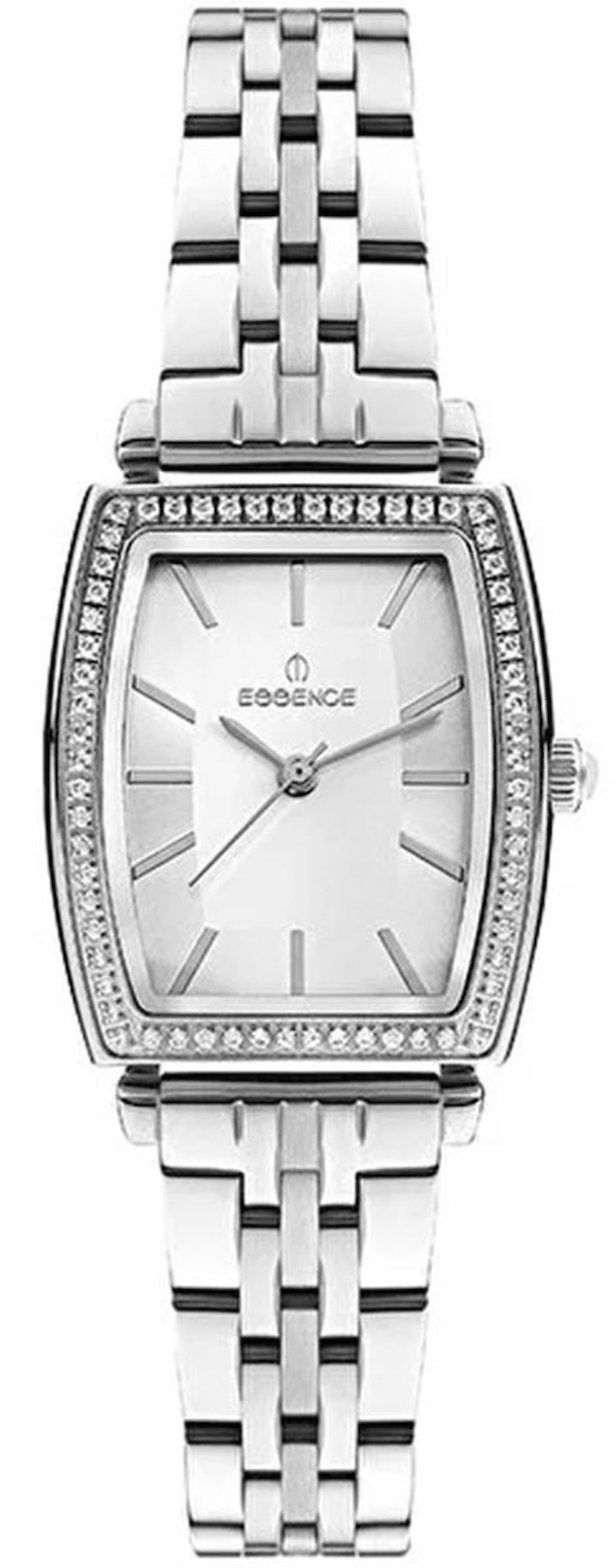 Essence D1141.330 28 mm Gri Çelik Kordon Analog Kadın Kol Saati