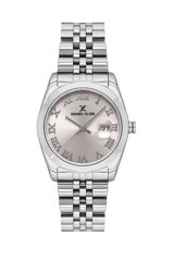Daniel Klein DKE.1.10572.1 Takvimli 30 mm Gri Metal Kordon Analog Kadın Kol Saati