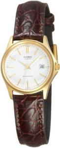 Casio LTP-1183Q-7ADF Takvimli 26 mm Kahverengi Deri Kordon Analog Kadın Kol Saati