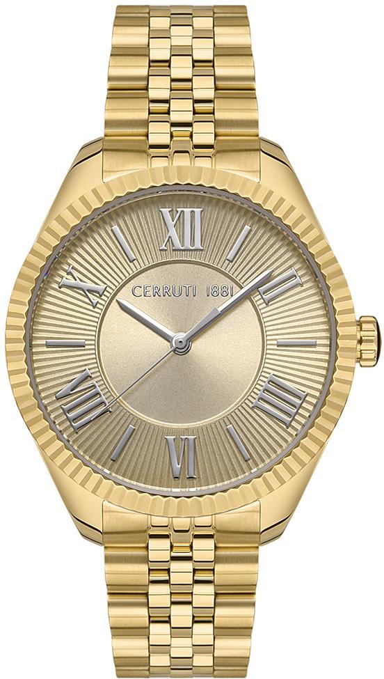 Cerruti 1881 CIWLH2229604 36 mm Altın Çelik Kordon Analog Kadın Kol Saati