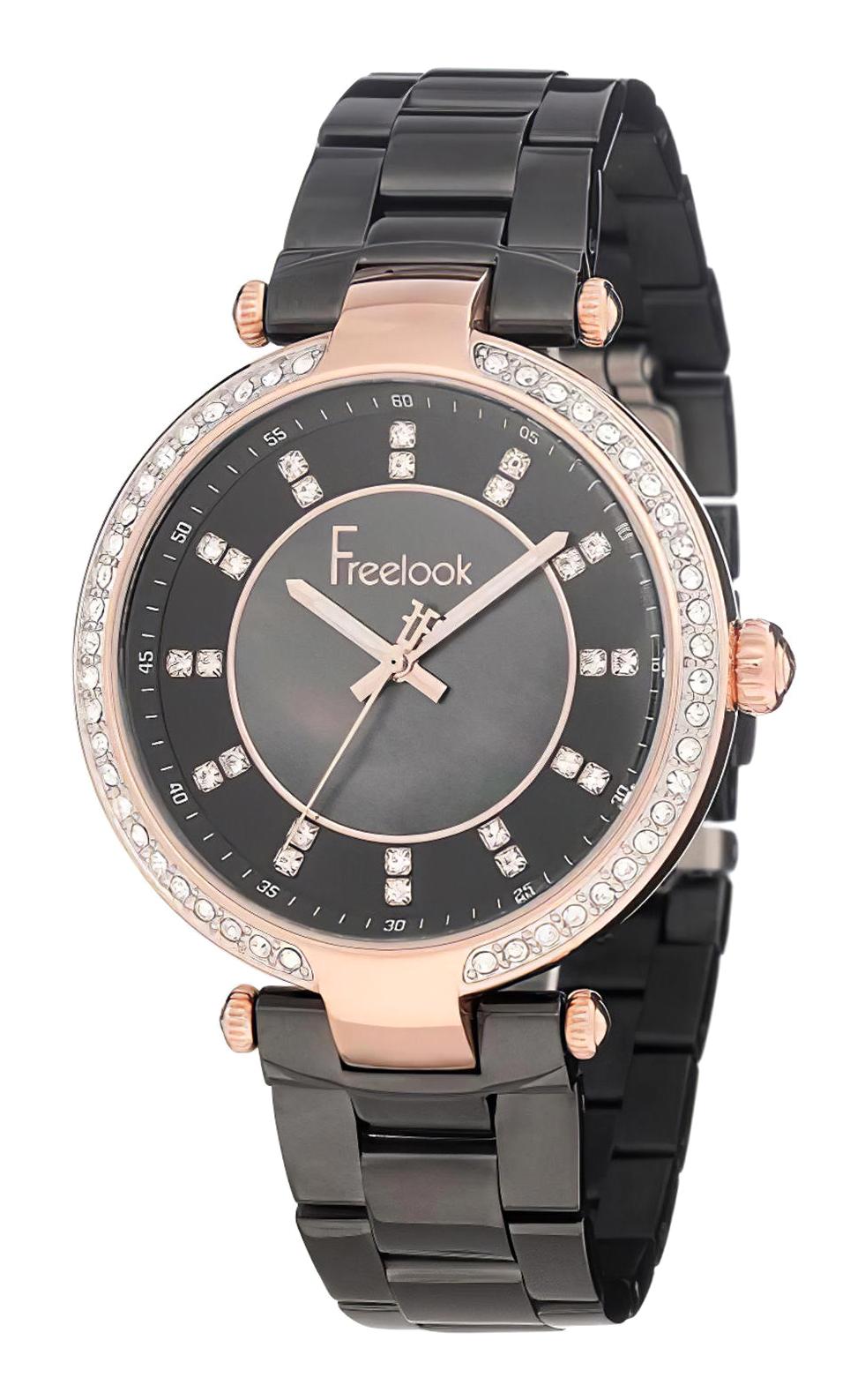 Freelook FL.1.10062.6 37 mm Siyah Çelik Kordon Analog Kadın Kol Saati
