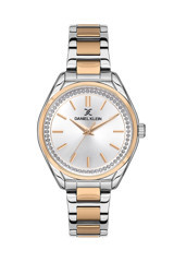 Daniel Klein DK.1.13483-5 34 mm Gri-Rose Gold Metal Kordon Analog Kadın Kol Saati