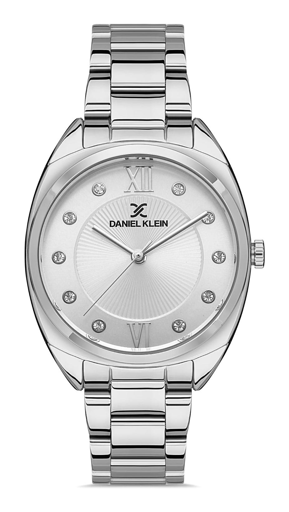 Daniel Klein DKE.1.10509.1 34 mm Gri Metal Kordon Analog Kadın Kol Saati
