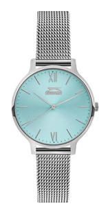 Slazenger SL.09.1823.2.06 34 mm Gri Hasır Kordon Analog Kadın Kol Saati