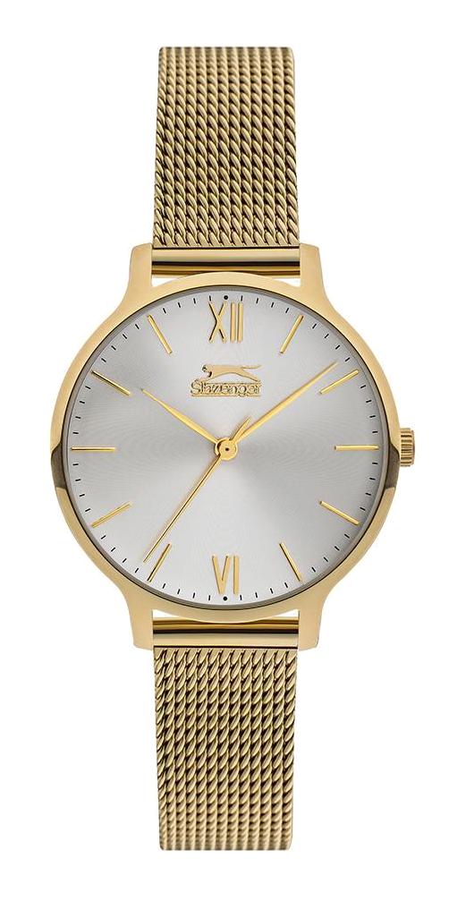 Slazenger SL.09.1823.2.05 34 mm Altın Çelik Kordon Analog Kadın Kol Saati