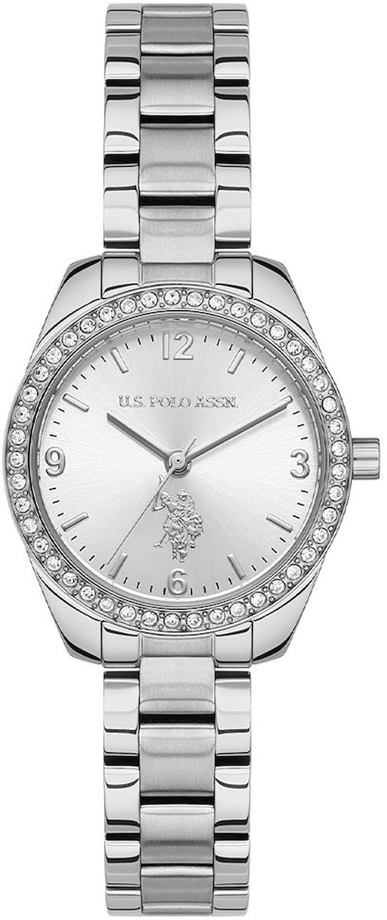 U.S. Polo Assn USPA2064-01 28 mm Gri Çelik Kordon Analog Kadın Kol Saati