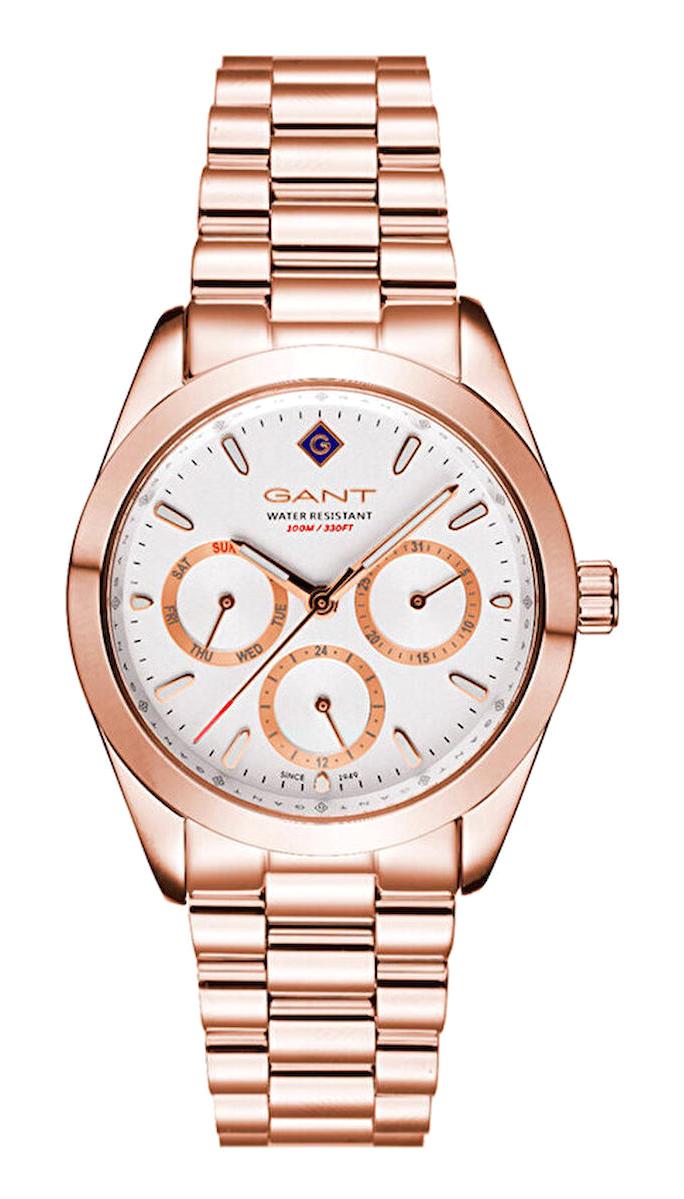 Gant G177005 Takvimli 38 mm Bronz Çelik Kordon Analog Kadın Kol Saati