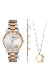 Daniel Klein DKE.1.10086.4 34 mm Gri-Rose Gold Metal Kordon Analog Kadın Kol Saati