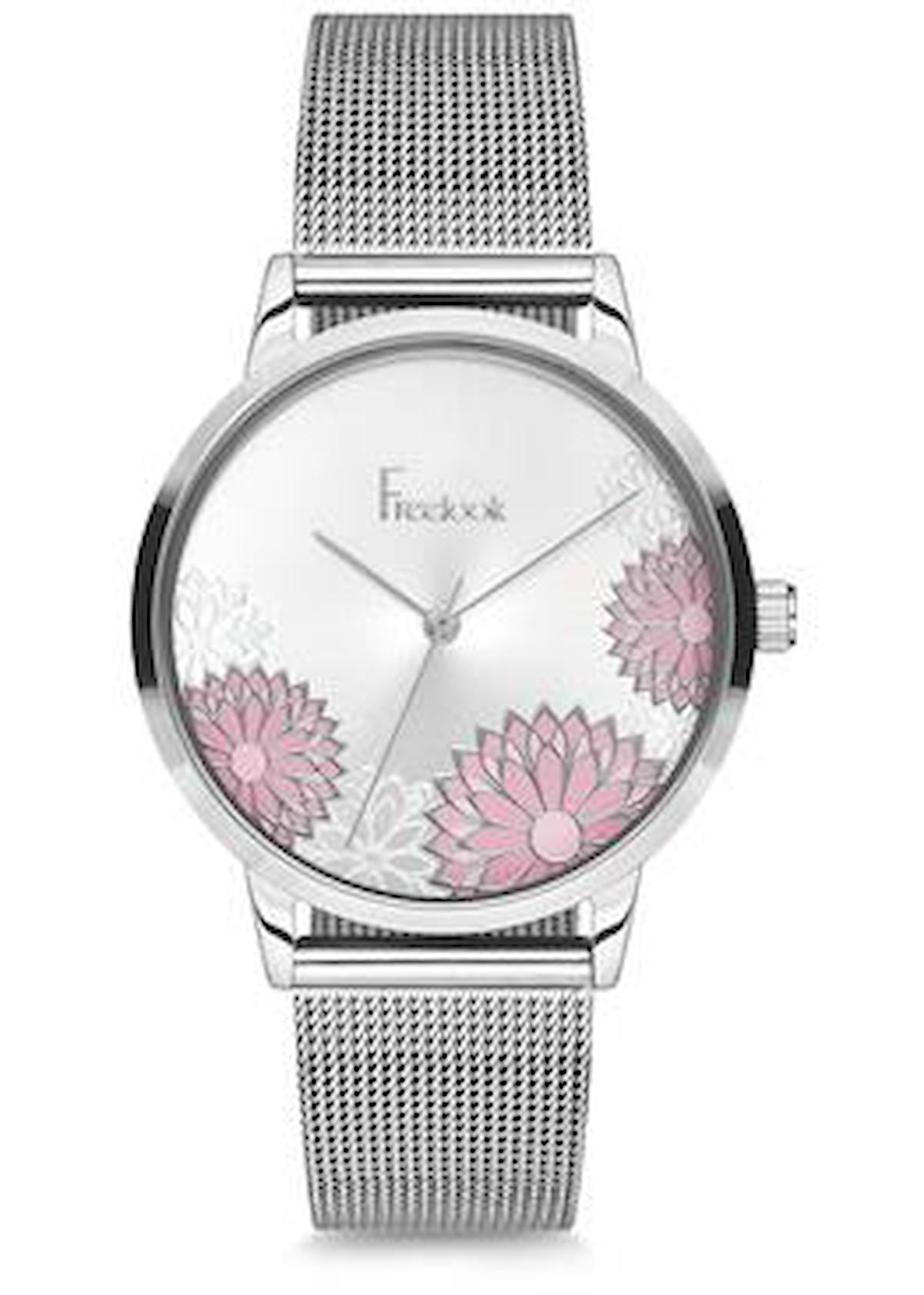 Freelook F.1.1103.02 34 mm Gri Metal Kordon Analog Kadın Kol Saati