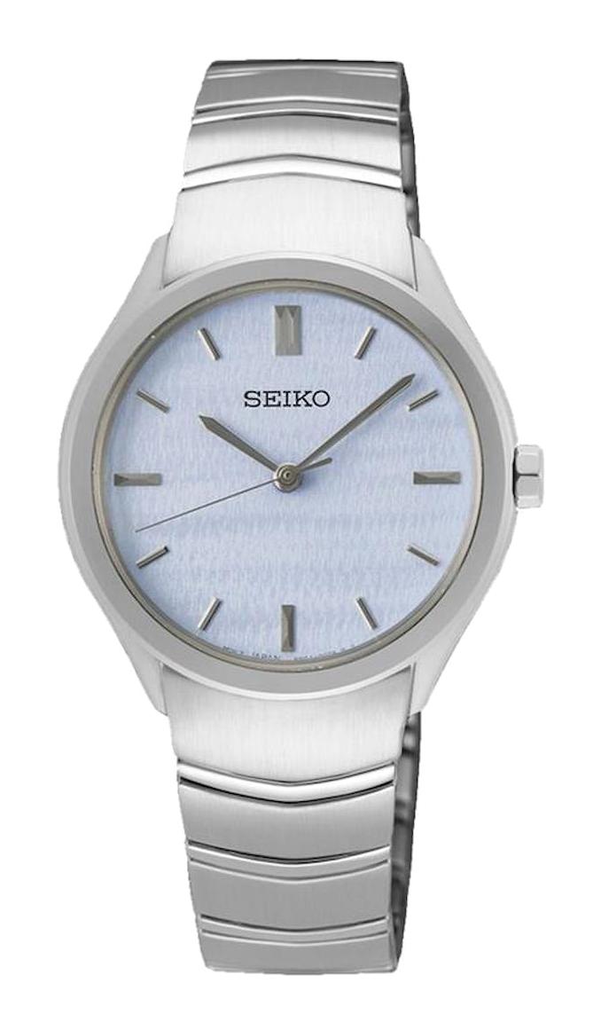 Seiko SUR549P1 30 mm Gri Çelik Kordon Analog Kadın Kol Saati