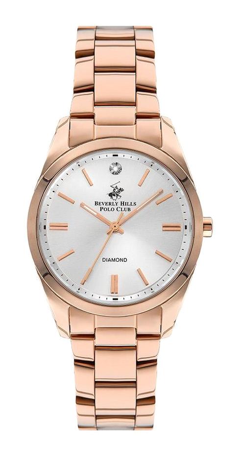 Beverly Hills Polo Club BP3200C.430 35 mm Rose Gold Çelik Kordon Analog Kadın Kol Saati