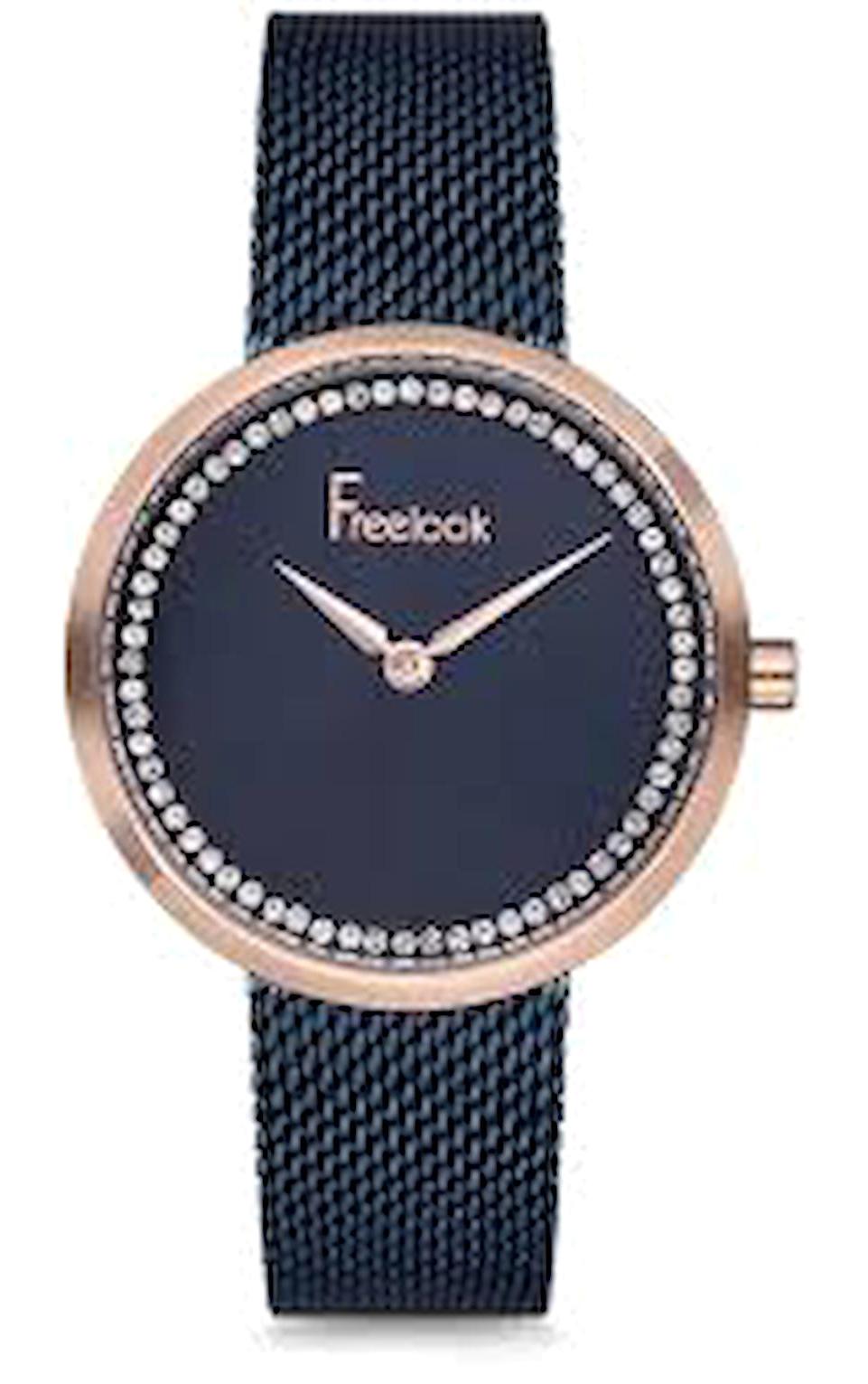 Freelook F.8.1040.06 34 mm Siyah Metal Kordon Analog Kadın Kol Saati