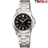 Casio LTP-1215a-1a2df 28 mm Gri Çelik Kordon Analog Kadın Kol Saati