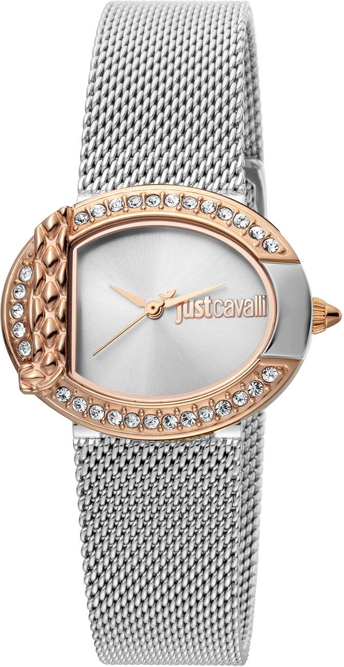 Just Cavalli JC1L110M0125 33 mm Gri Çelik Kordon Analog Kadın Kol Saati