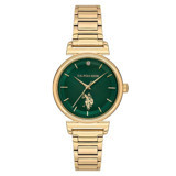 U.S. Polo Assn USPA2070-04 32 mm Altın Çelik Kordon Analog Kadın Kol Saati