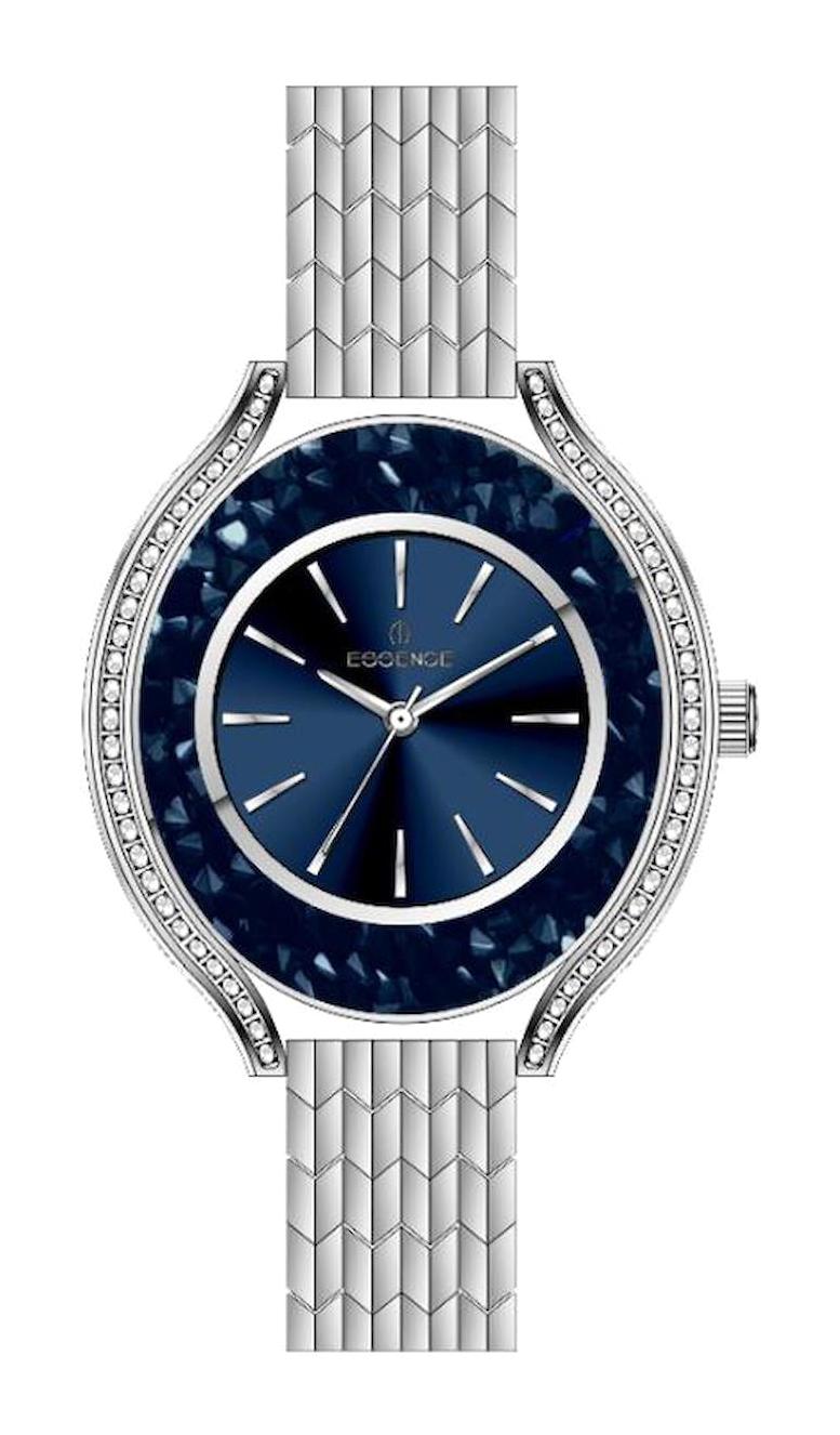 Essence D1149.390 33 mm Gri Çelik Kordon Analog Kadın Kol Saati