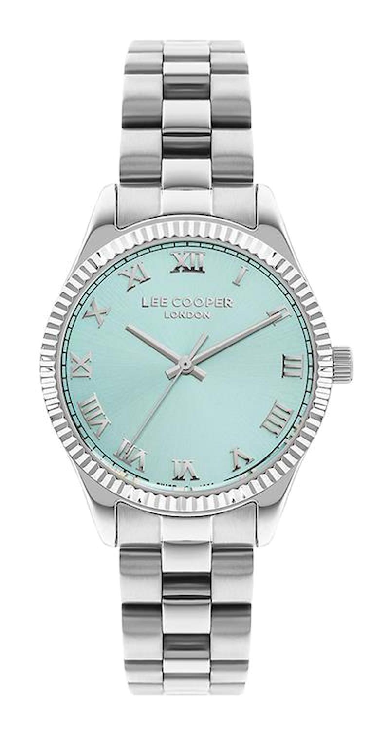 Lee Cooper LC07680.390 40 mm Gri Çelik Kordon Analog Kadın Kol Saati