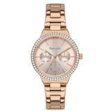 Ferrucci FRC.14307M.05 Takvimli 35 mm Rose Gold Çelik Kordon Analog Kadın Kol Saati