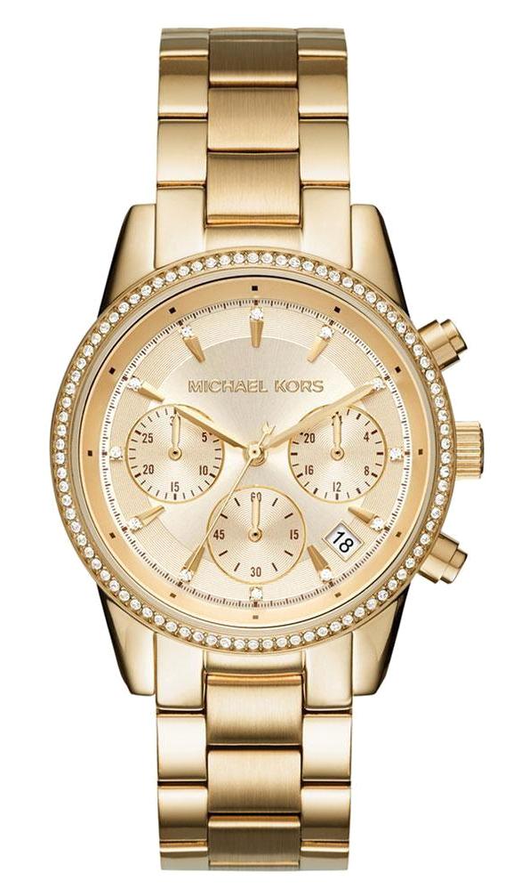 Michael Kors MK6356 Takvimli 38 mm Altın Çelik Kordon Analog Kadın Kol Saati