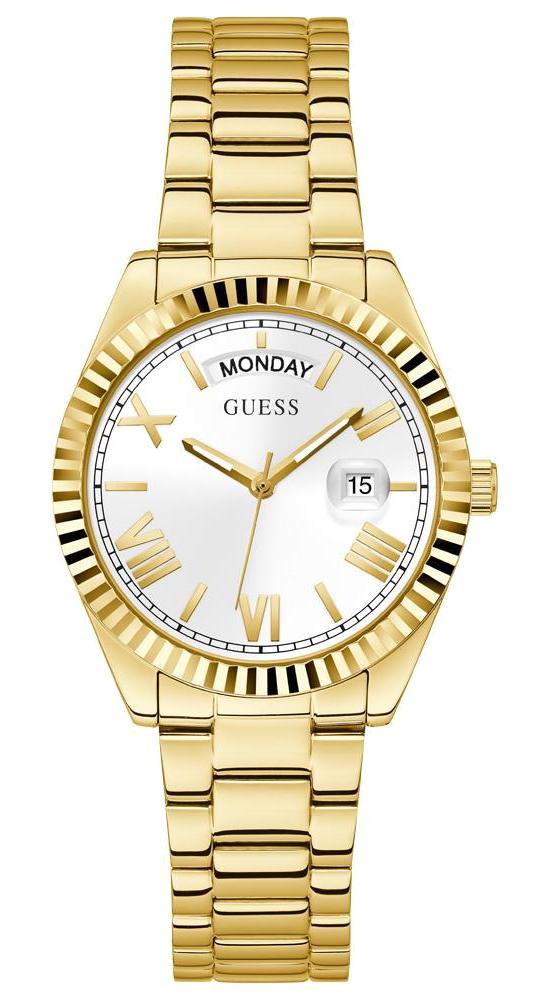 Guess GUGW0308L2 Takvimli 36 mm Altın Çelik Kordon Analog Kadın Kol Saati