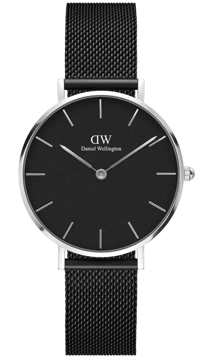 Daniel Wellington DW00100202 32 mm Siyah Çelik-Hasır Kordon Analog Kadın Kol Saati