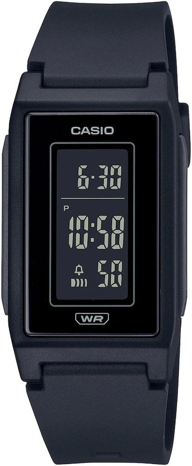 Casio LF-10WH-1DF Takvimli 24 mm Siyah Plastik Kordon Analog Kadın Kol Saati