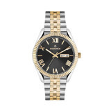 Essence ES6537ME.250 Takvimli 41 mm Altın-Gri Çelik Kordon Analog Kadın Kol Saati