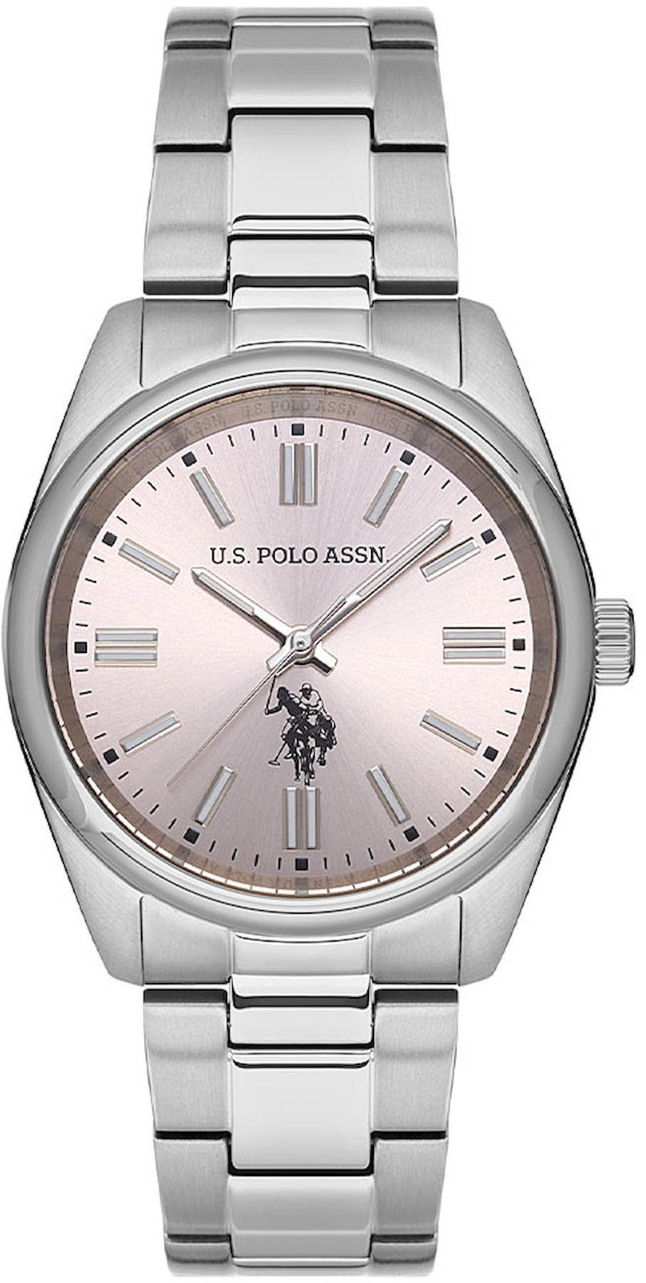 U.S. Polo Assn USPA2068-06 34 mm Gri Çelik Kordon Analog Kadın Kol Saati