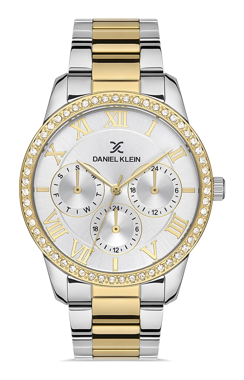 Daniel Klein DKM013484B-06 38 mm Altın-Gri Metal Kordon Analog Kadın Kol Saati