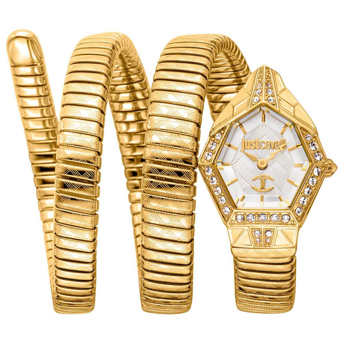 Just Cavalli JC1L304M0025 23 mm Altın Çelik Kordon Analog Kadın Kol Saati