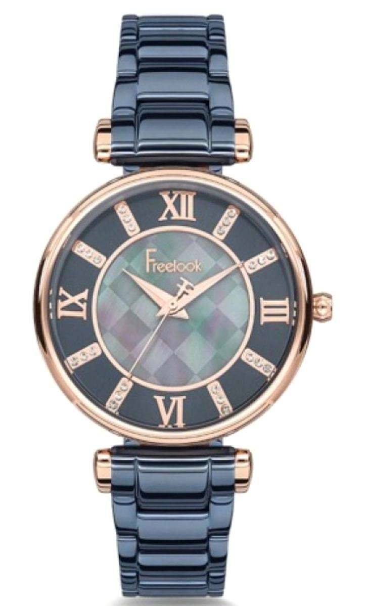 Freelook F.1.1024.03 34 mm Lacivert Metal Kordon Analog Kadın Kol Saati