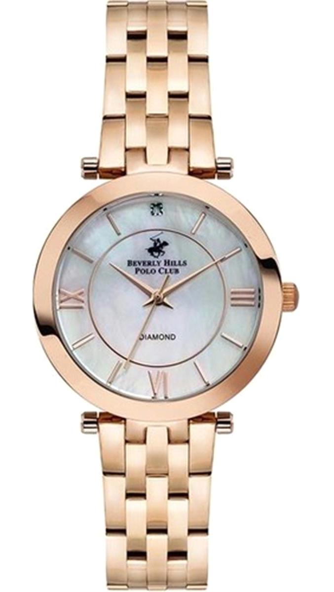 Beverly Hills Polo Club BP3103X.420 35 mm Rose Gold Çelik Kordon Analog Kadın Kol Saati