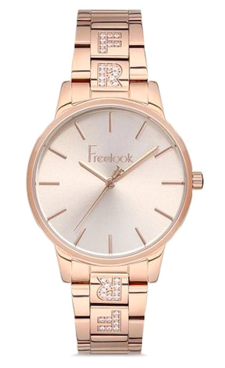 Freelook FL.1.10155.2 36 mm Gri-Rose Gold Çelik Kordon Analog Kadın Kol Saati