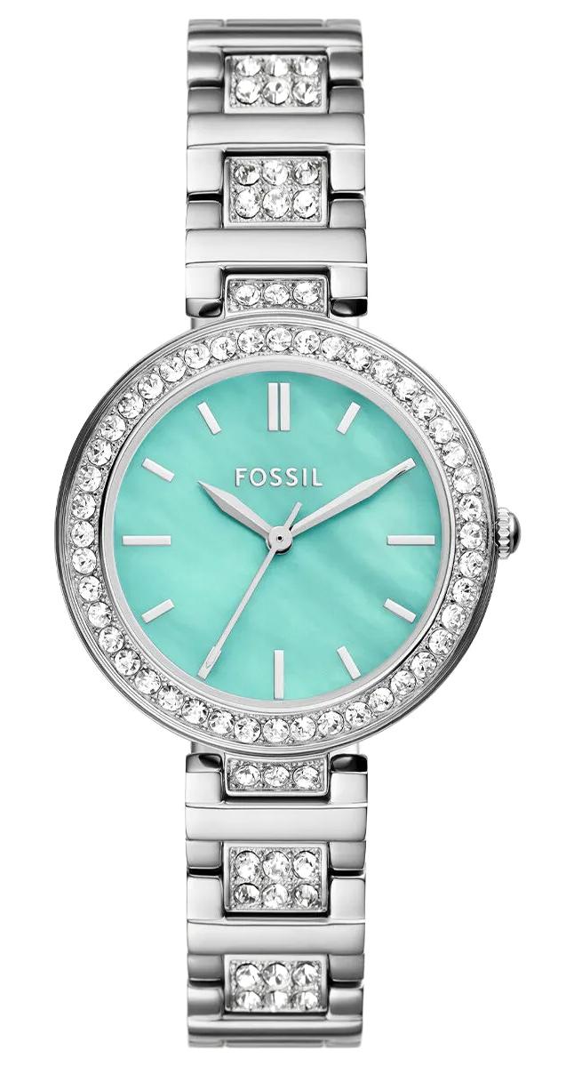 Fossil FBQ3942 34 mm Gri Çelik Kordon Analog Kadın Kol Saati