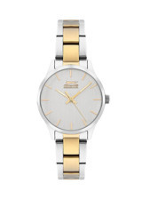Slazenger SL.09.2191.3.01 34 mm Altın-Gri Çelik Kordon Analog Kadın Kol Saati