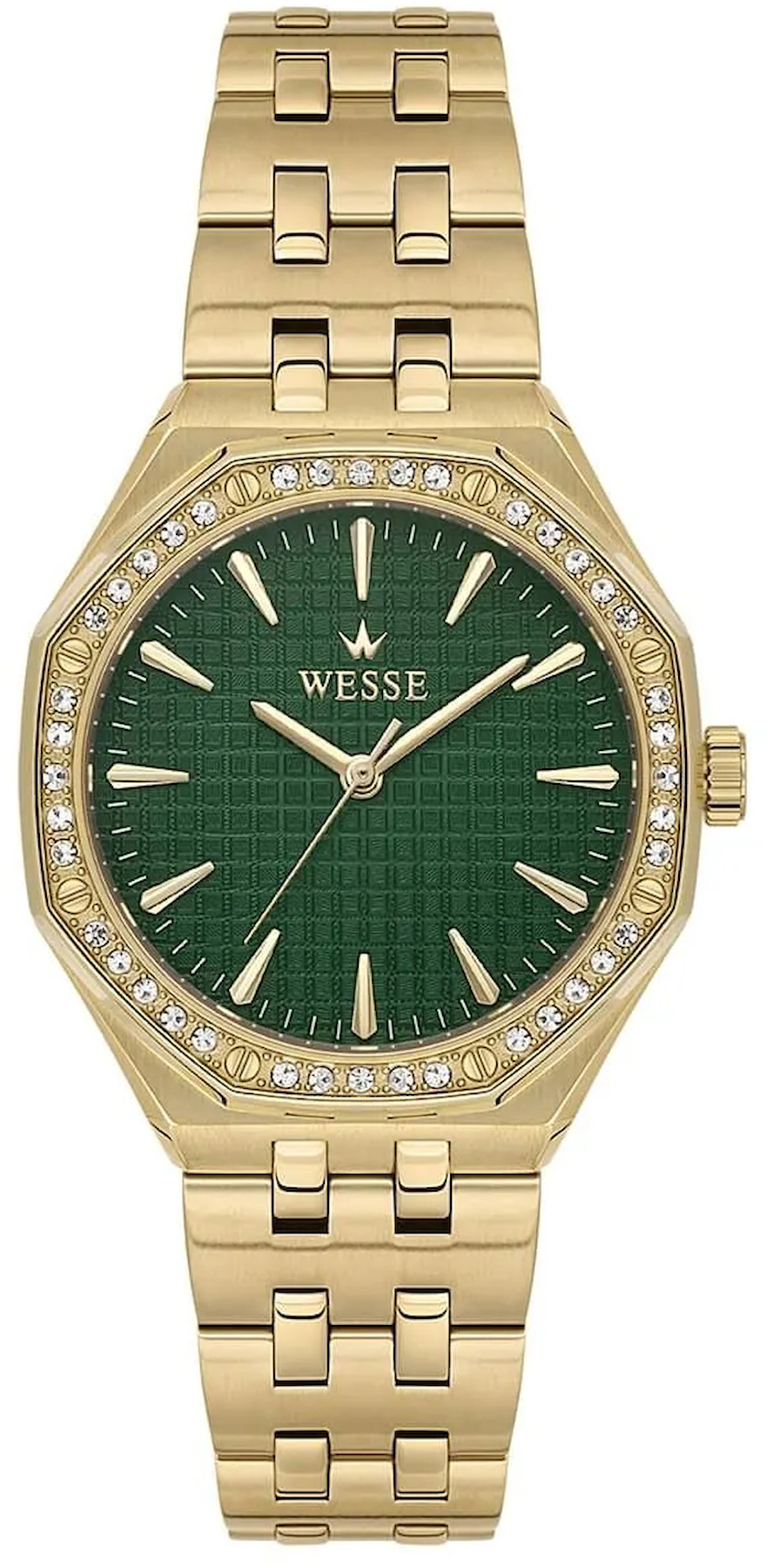 Wesse WWL112407 34 mm Altın Çelik Kordon Analog Kadın Kol Saati