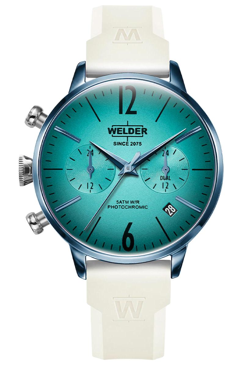 Welder Watch WWRC672 Takvimli 38 mm Beyaz Silikon Kordon Analog Kadın Kol Saati