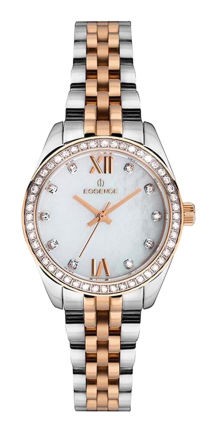 Essence ES6661FE.520 32 mm Gri-Rose Gold Çelik Kordon Analog Kadın Kol Saati