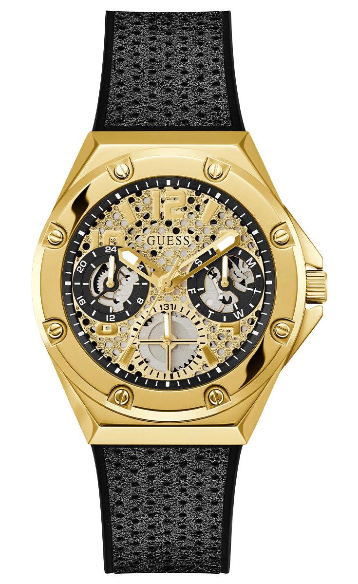 Guess GUGW0620L2 40 mm Siyah Silikon Kordon Analog Kadın Kol Saati