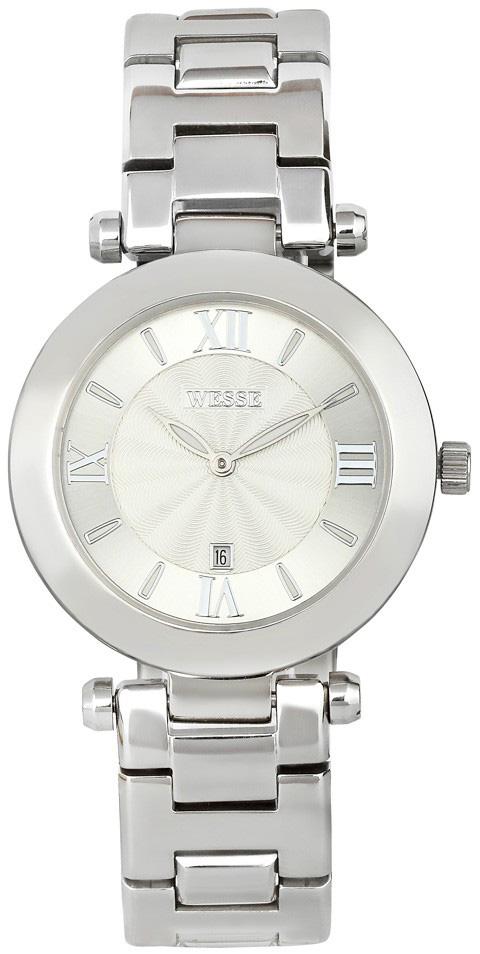 Wesse WWL101008 36 mm Gri Çelik Kordon Analog Kadın Kol Saati