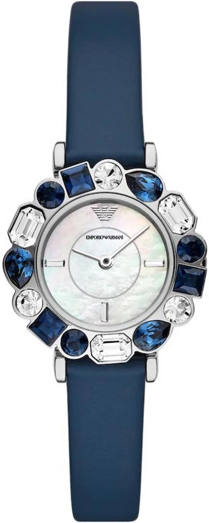 Emporio Armani AR11595 31 mm Lacivert Deri Kordon Analog Kadın Kol Saati