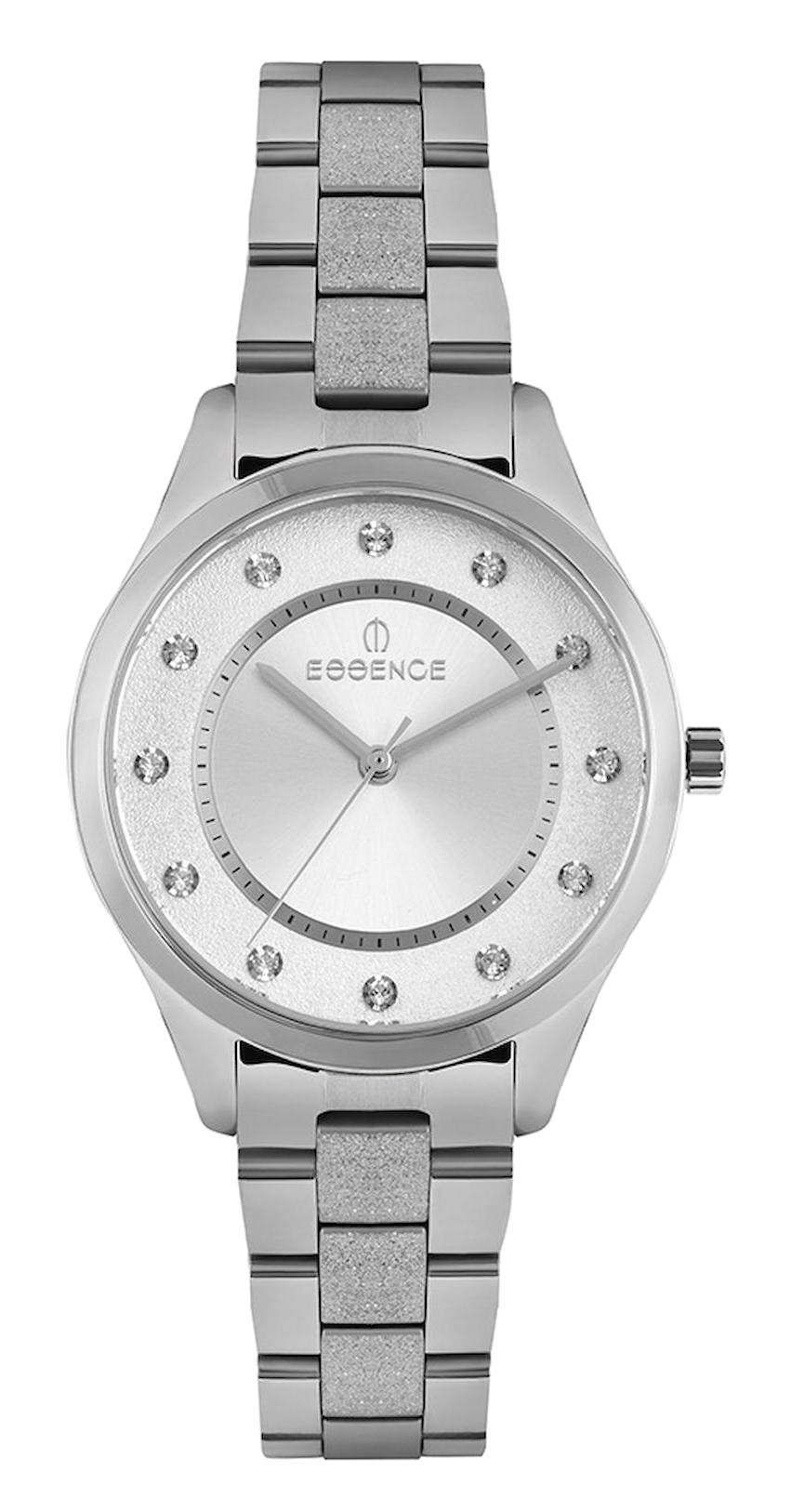 Essence ES6597FE.330 34 mm Gri Çelik Kordon Analog Kadın Kol Saati