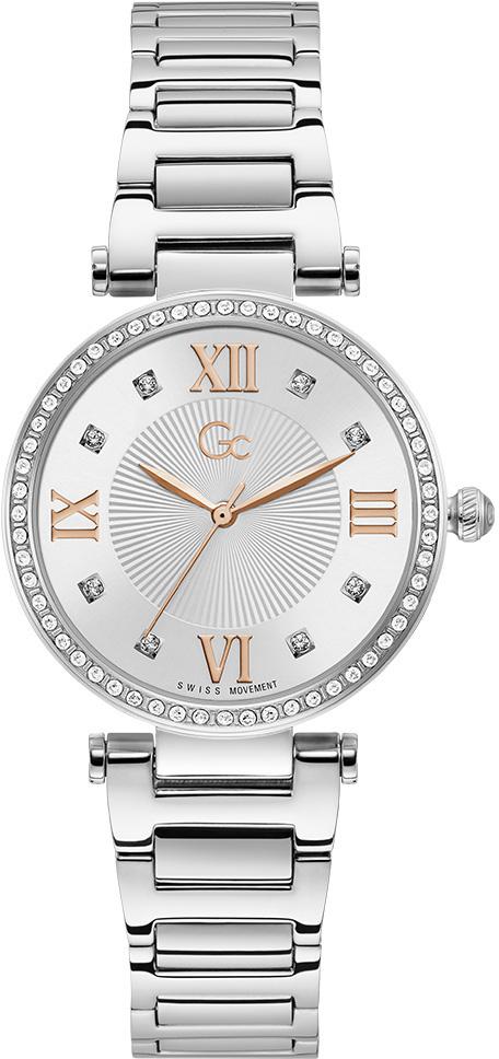 Guess GCY64004L1MF 36 mm Gri Çelik Kordon Analog Kadın Kol Saati