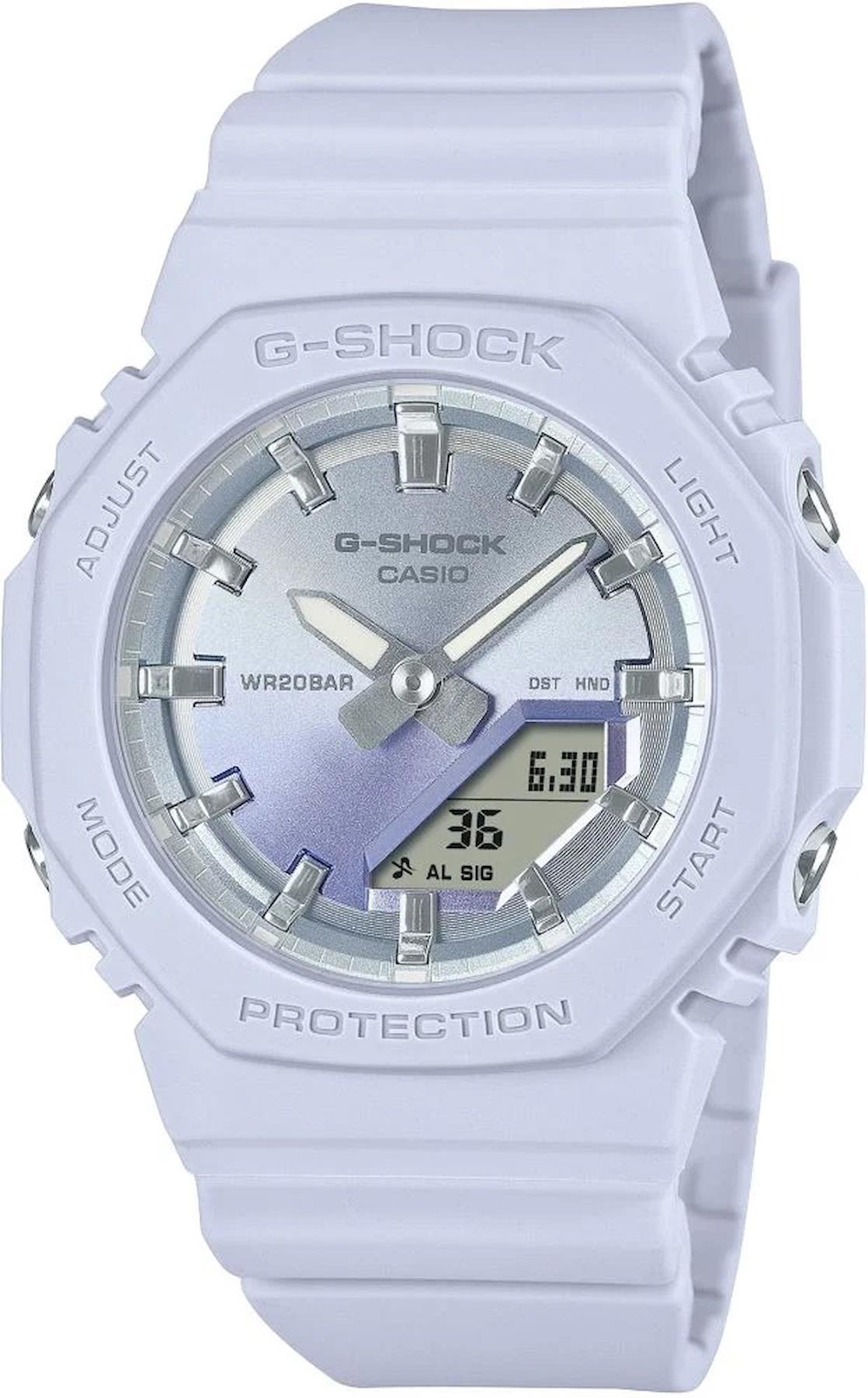Casio G-Shock Gma-P2100sg-2Adr Takvimli 40 mm Mor Plastik Kordon Analog Kadın Kol Saati