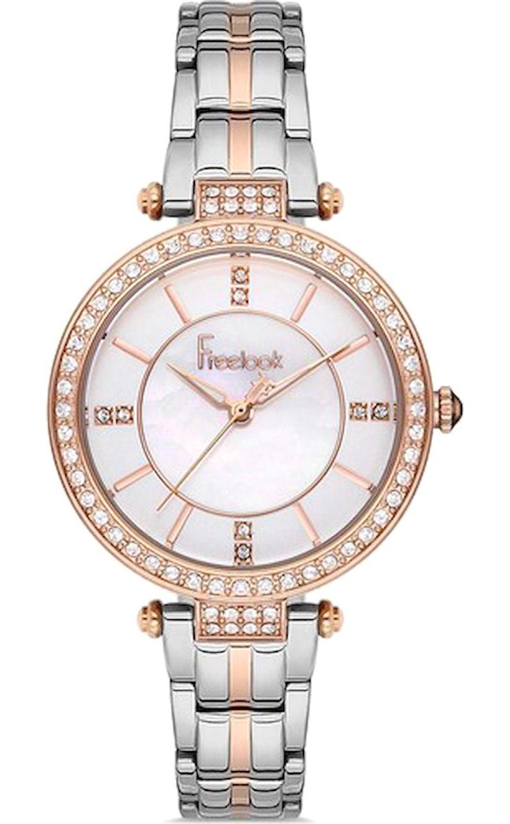 Freelook FL.1.10165.4 34 mm Gri-Rose Gold Çelik Kordon Analog Kadın Kol Saati