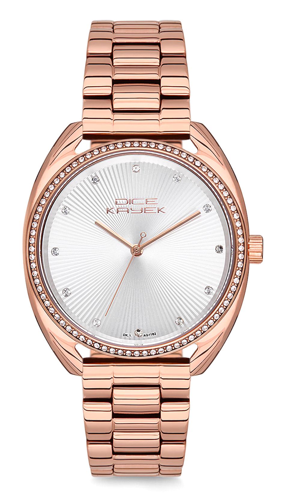 Dice Kayek DK.1.AG1162.02 36 mm Rose Gold Çelik Kordon Analog Kadın Kol Saati