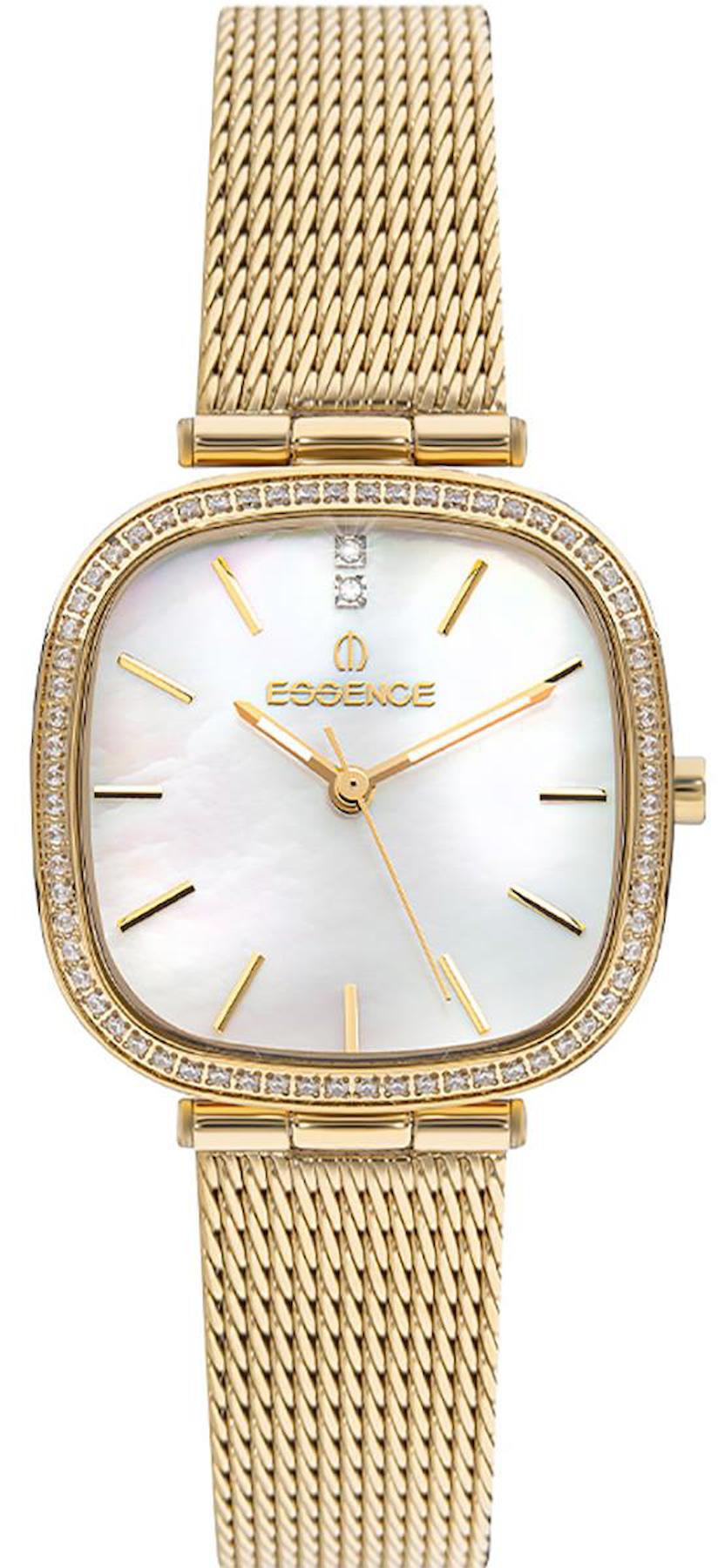 Essence D1130D.120 33 mm Altın Çelik-Hasır Kordon Analog Kadın Kol Saati