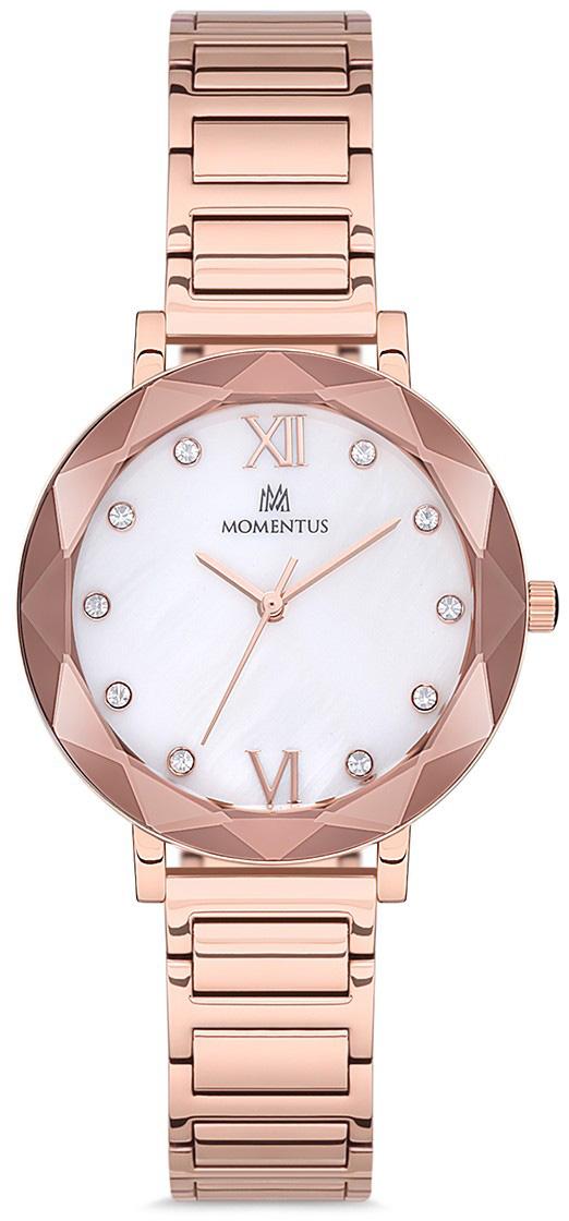 Momentus SS227R-02SR 34 mm Rose Gold Çelik Kordon Analog Kadın Kol Saati