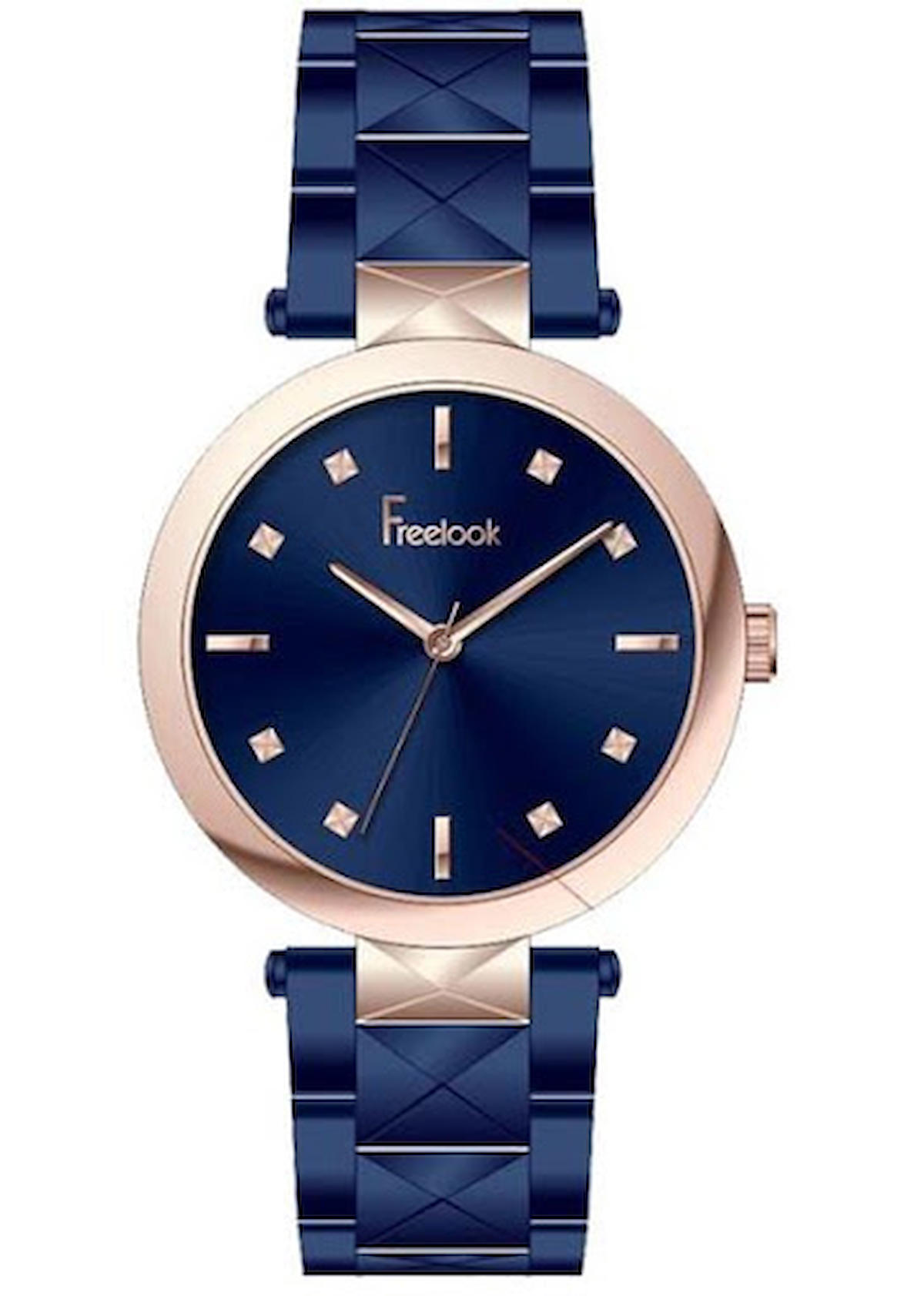 Freelook F.7.1011.03 36 mm Lacivert Metal Kordon Analog Kadın Kol Saati