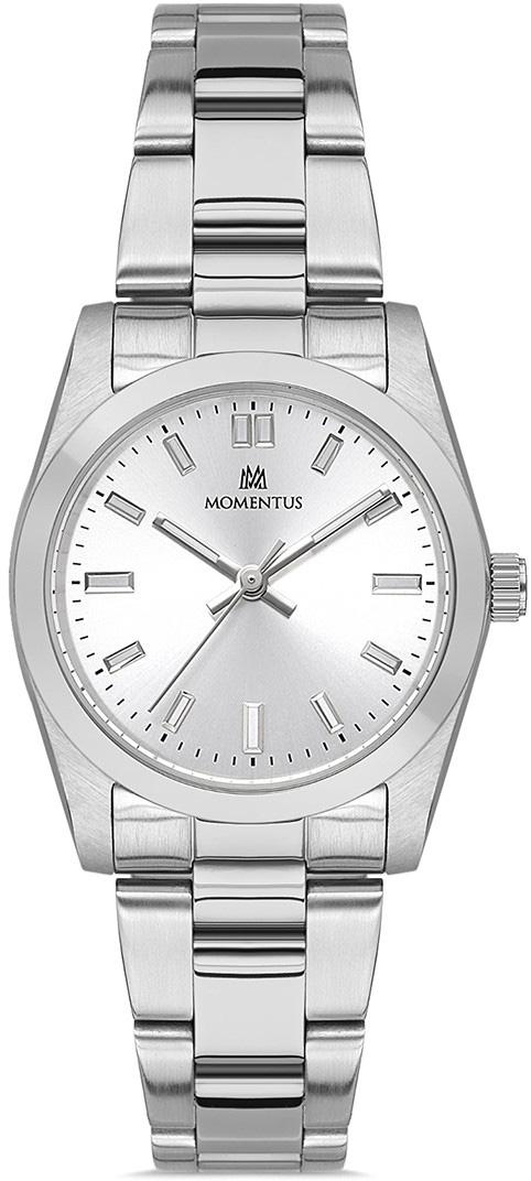 Momentus CW136S-02SS 31 mm Gri Çelik Kordon Analog Kadın Kol Saati